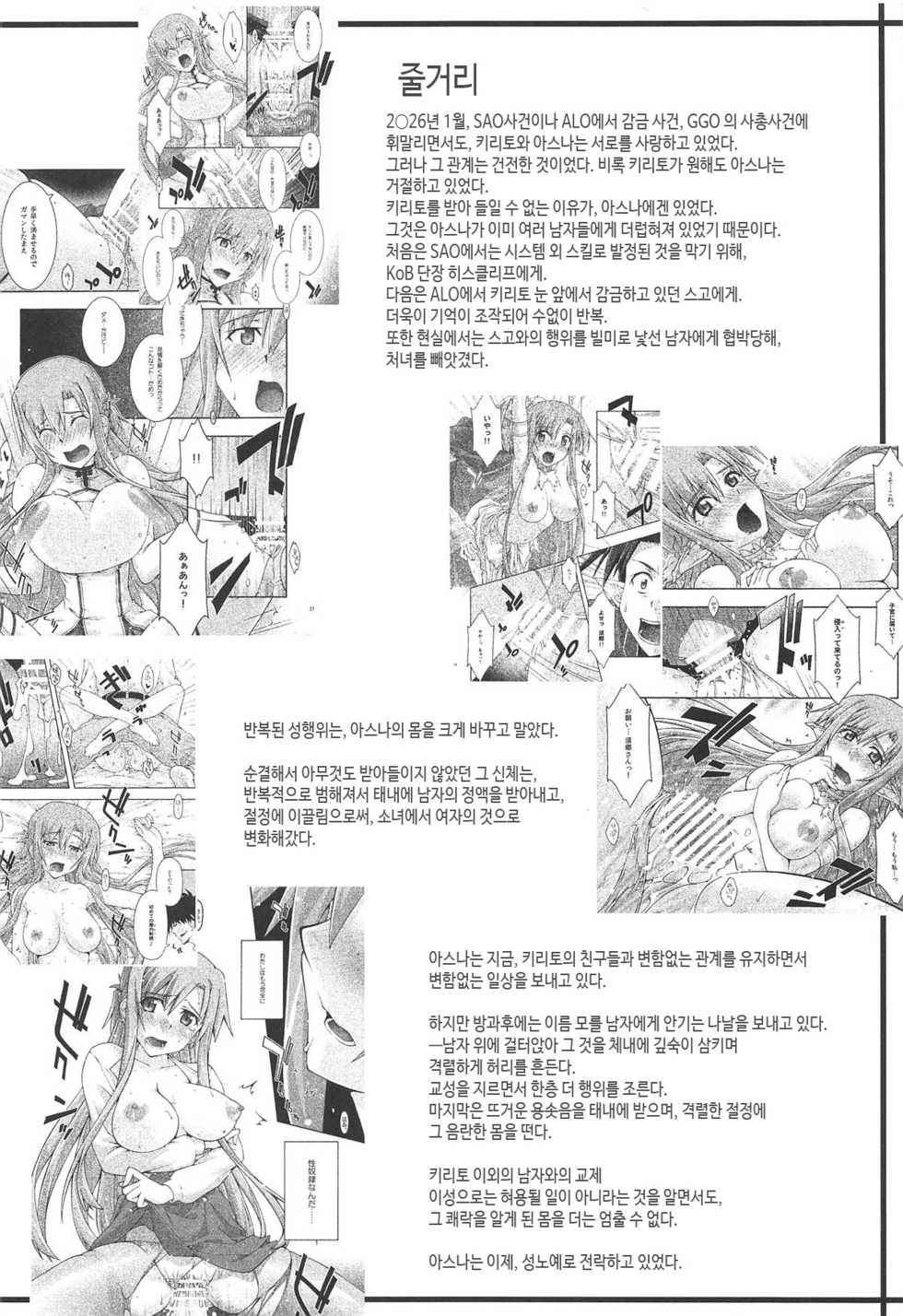 [sandglass (Uyuu Atsuno)] ochiru -asuna4- (Sword Art Online) [Korean] - Page 3