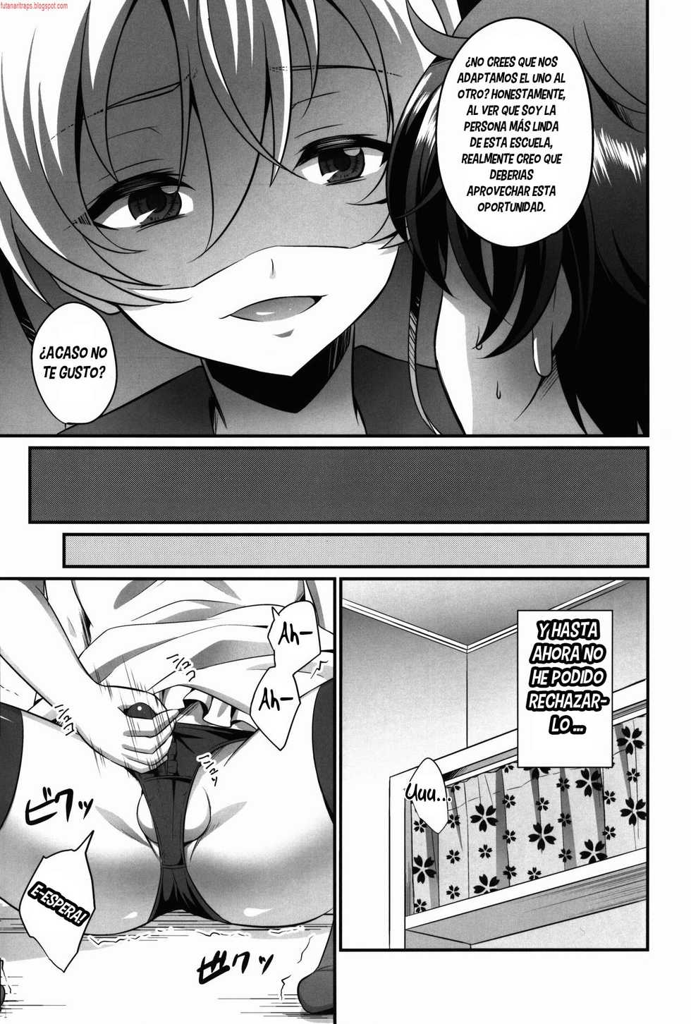 (C91) [HEATWAVE (Kaitou Yuuhi)] Kimi ga Kanojo♂ ni Narunda yo! | Please Be My Girlfriend! [Spanish] [bananare22] - Page 8