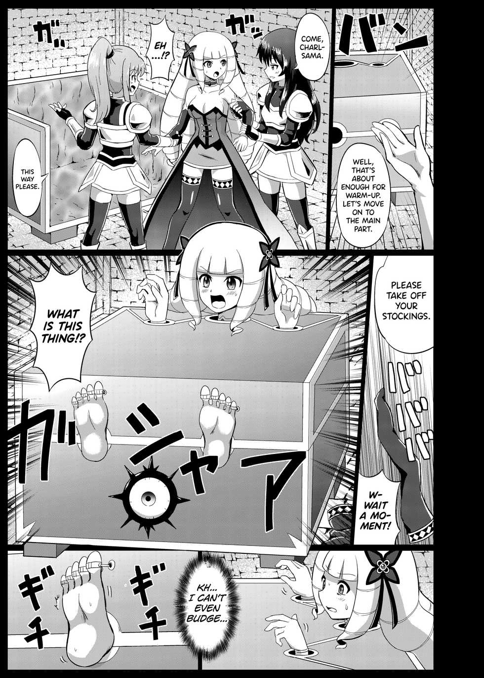 [Muriyari Egao (Mokoyana)] Takabisha Hime Oshioki Kusuguri Jigoku | Punishment of a High-Handed Princess Tickling Hell [English] [biribiri] - Page 13