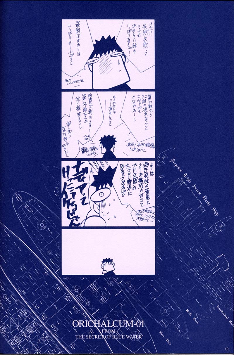 [Keumaya (Inoue Junichi)] ORICHALCUM 01 Nakadashi Semen Princess (Fushigi no Umi no Nadia) - Page 9