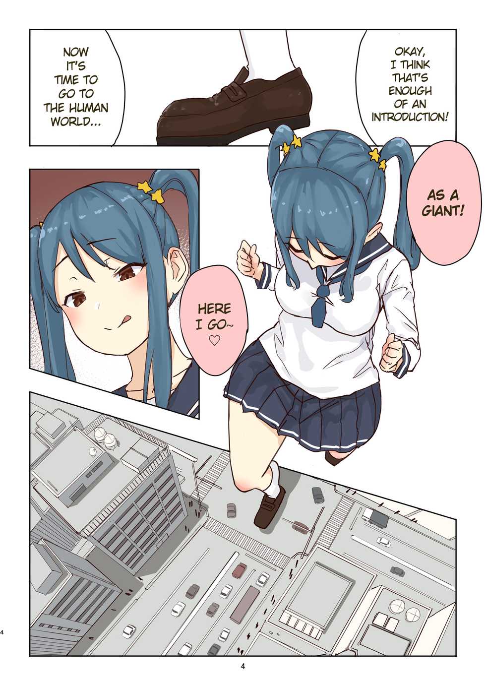 [Uru Uru Onsen (Uru)] Zankoku Kyodai Musume Fondue-chan no Ecchi na Gyakusatsu丨Cruel Giantess Fondue-chan's Sexy Slaughter Time [English] [Alicemagic] [Digital] - Page 4