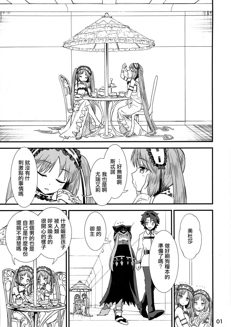 (C96) [Circle Shakunetsu (Sabaku)] Megami-sama no Omocha (Fate/Grand Order) [Chinese] [Micro XP 同好會] - Page 3