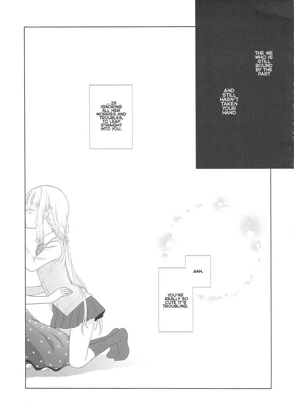 (C93) [pecon (Kino)] Houkiboshi to Kaketa Tsuki | The shooting star and the waning moon (Puella Magi Madoka Magica Side Story: Magia Record) [English] - Page 32