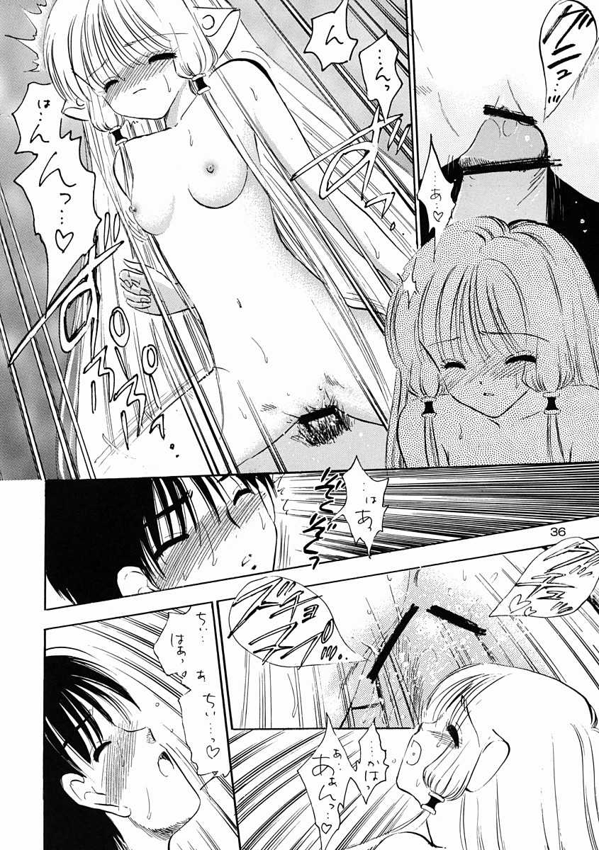 (C62) [Mystic Chord (Gyro Amarume)] Hoshi ni Negai o (Chobits) - Page 34