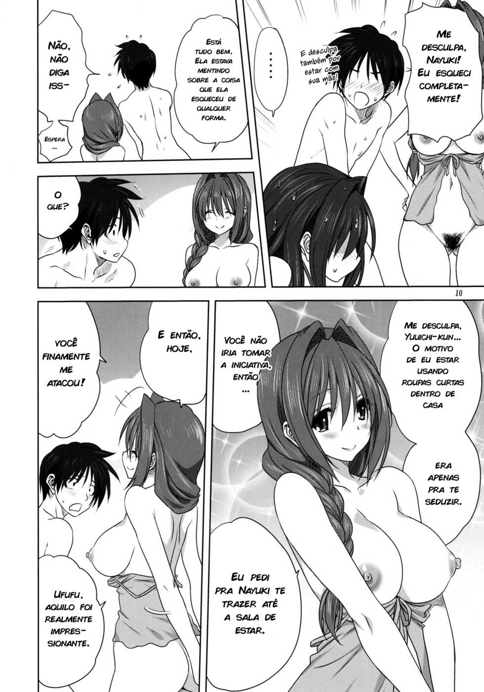 (C92) [Mitarashi Club (Mitarashi Kousei)] Akiko-san to Issho 20 (Kanon) [Portuguese-BR] [zk3y] - Page 9
