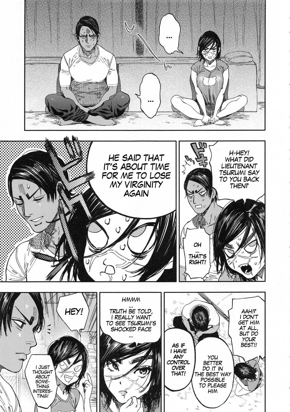 (SPARK14) [JAPAN (usa)] Koisugi | Overlove (Golden Kamuy) [English] [MegaFagget] - Page 17