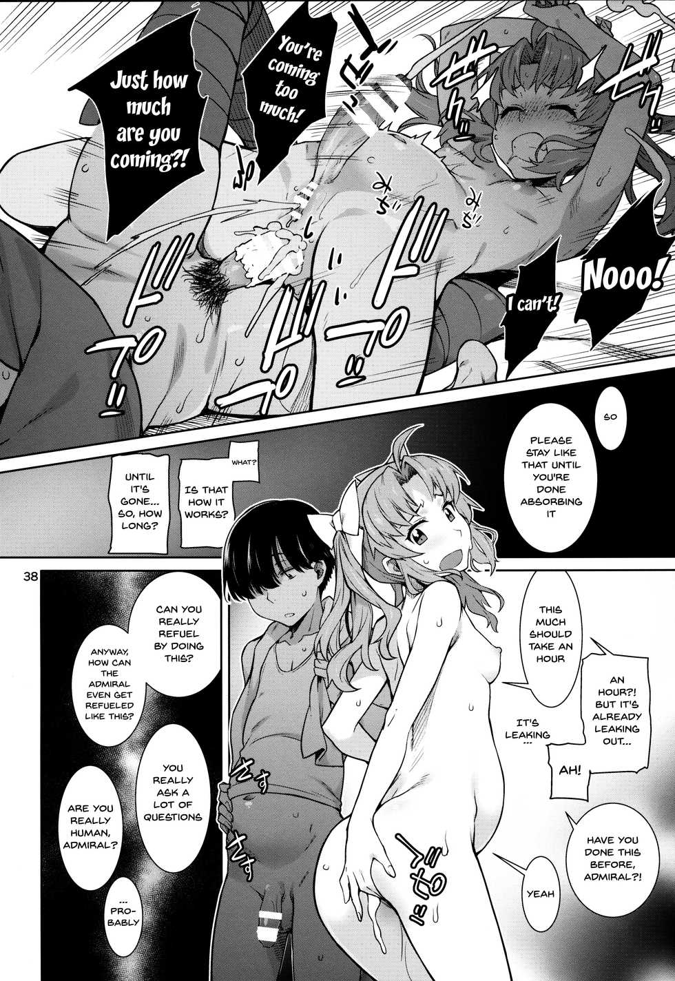 (C94) [Chotto Dake Aruyo. (Takemura Sesshu)] Akekurashi (Kantai Collection -KanColle-) [English] {Doujins.com} - Page 37