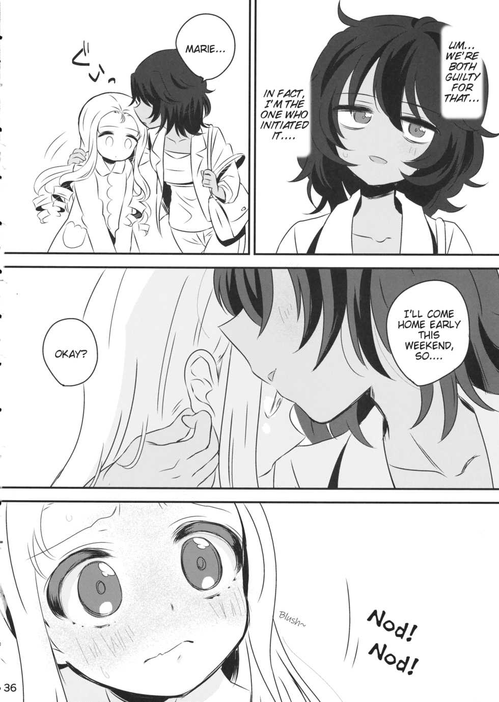 (Panzer Vor! 18) [Hiyashite Katameru (Kumasawa)] Petite chou chou (Girls und Panzer) [English] [Tigoris Translates] - Page 35