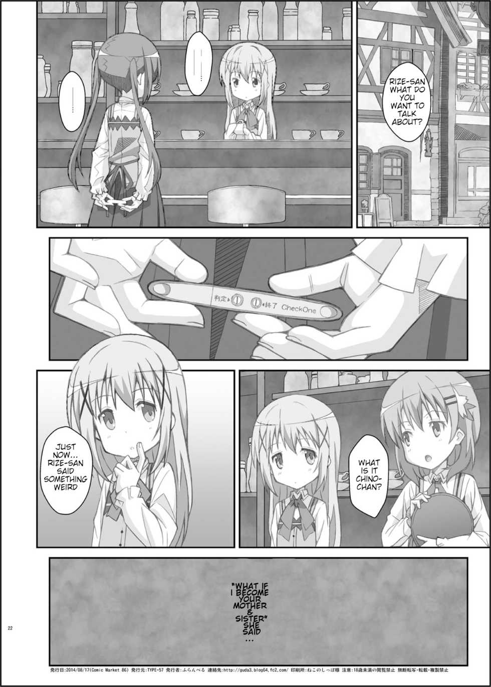 [TYPE-57 (Frunbell)] TYPE-33 (Gochuumon wa Usagi Desu ka?) [English] [Alyssum Translation] [Digital] - Page 21
