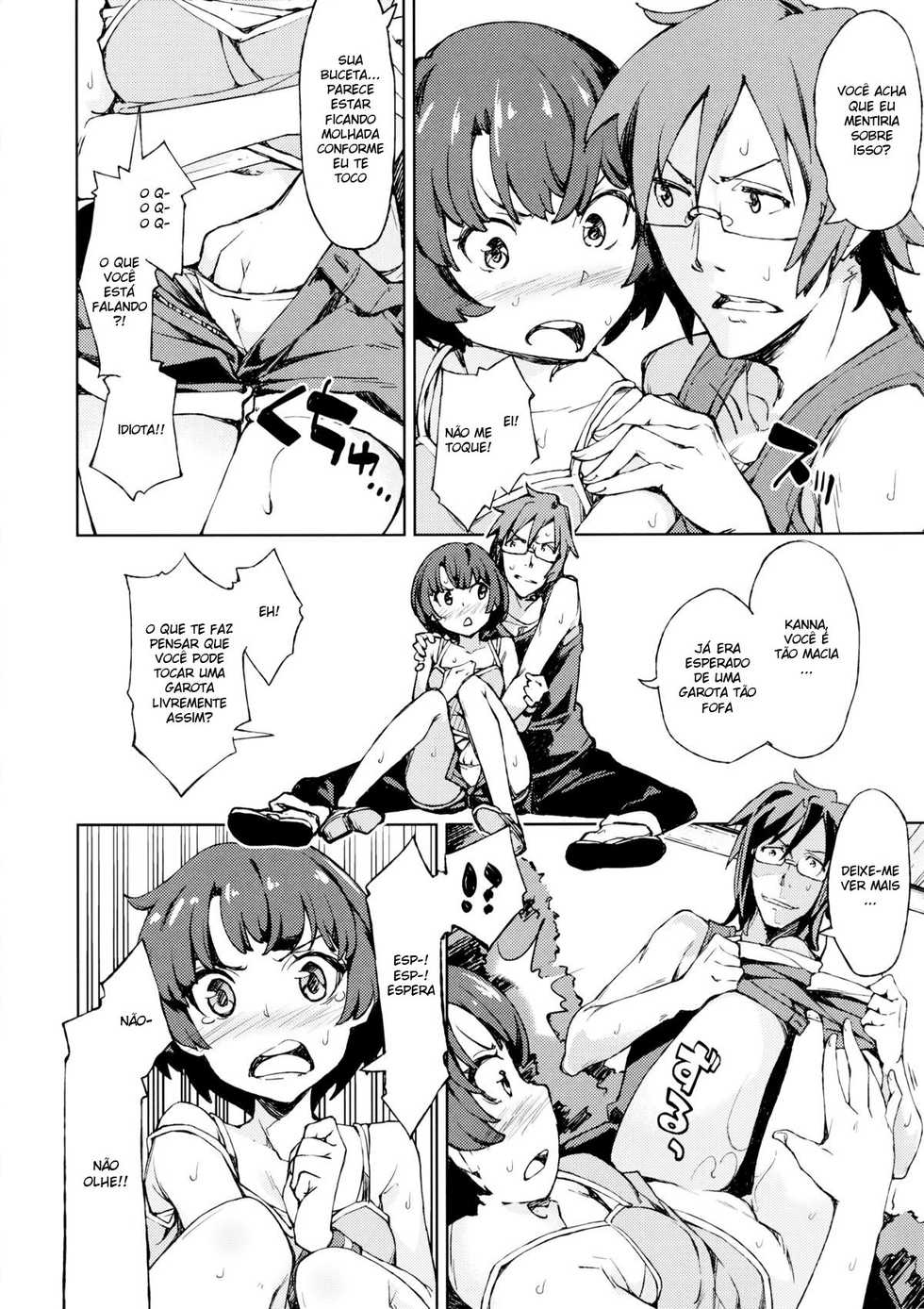 (COMIC1☆6) [Hannama (Serere)] Nanana... Nanigoto~!! (Ano Natsu de Matteru) [Portuguese-BR] - Page 7