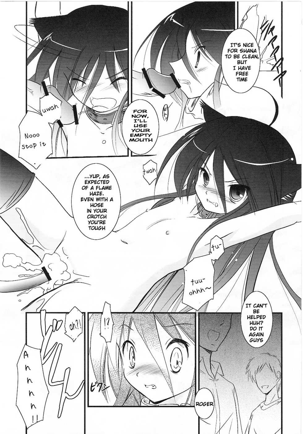 (C73) [Koutetsuryoku Kikaku (Taishin Kokuou Anton)] SX2 (Shakugan no Shana) [English] [sensualaoi] - Page 8