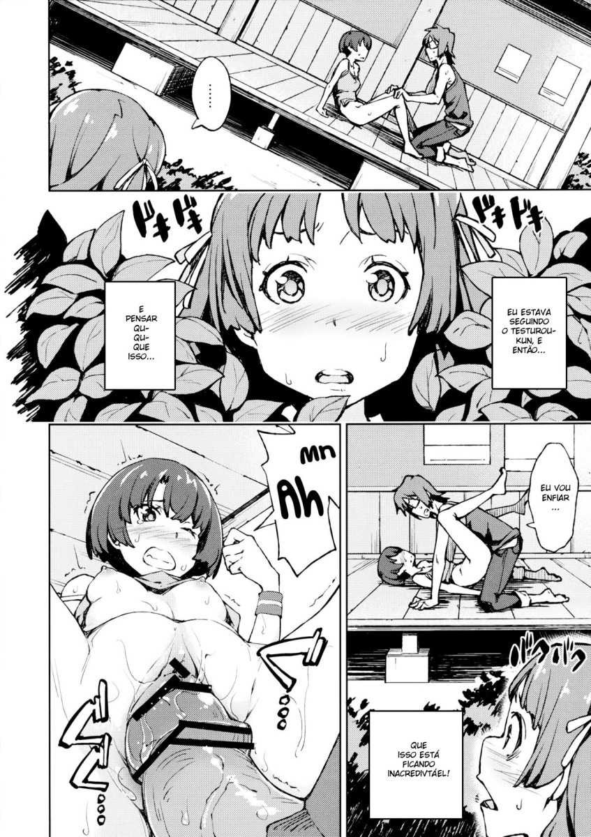 (COMIC1☆6) [Hannama (Serere)] Nanana... Nanigoto~!! (Ano Natsu de Matteru) [Portuguese-BR] [Mundo Hentai] - Page 9