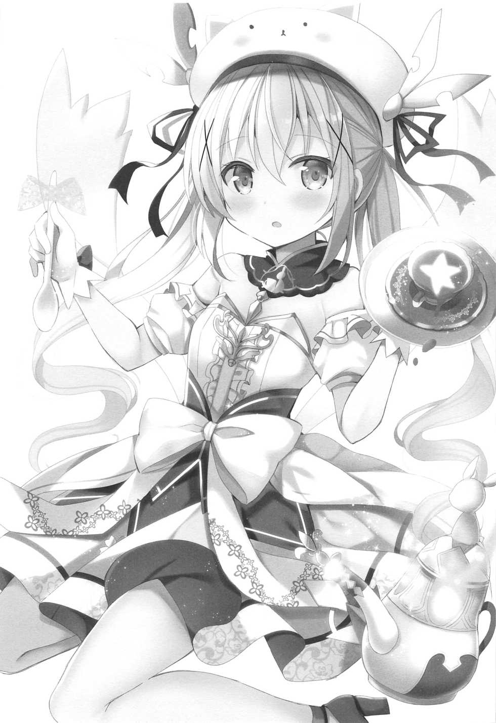 (C97) [moriQ (Mori Airi)] Sweet sweet Rabbit Oppai Kissa Rabbit House e Youkoso (Gochuumon wa Usagi desu ka?) - Page 14