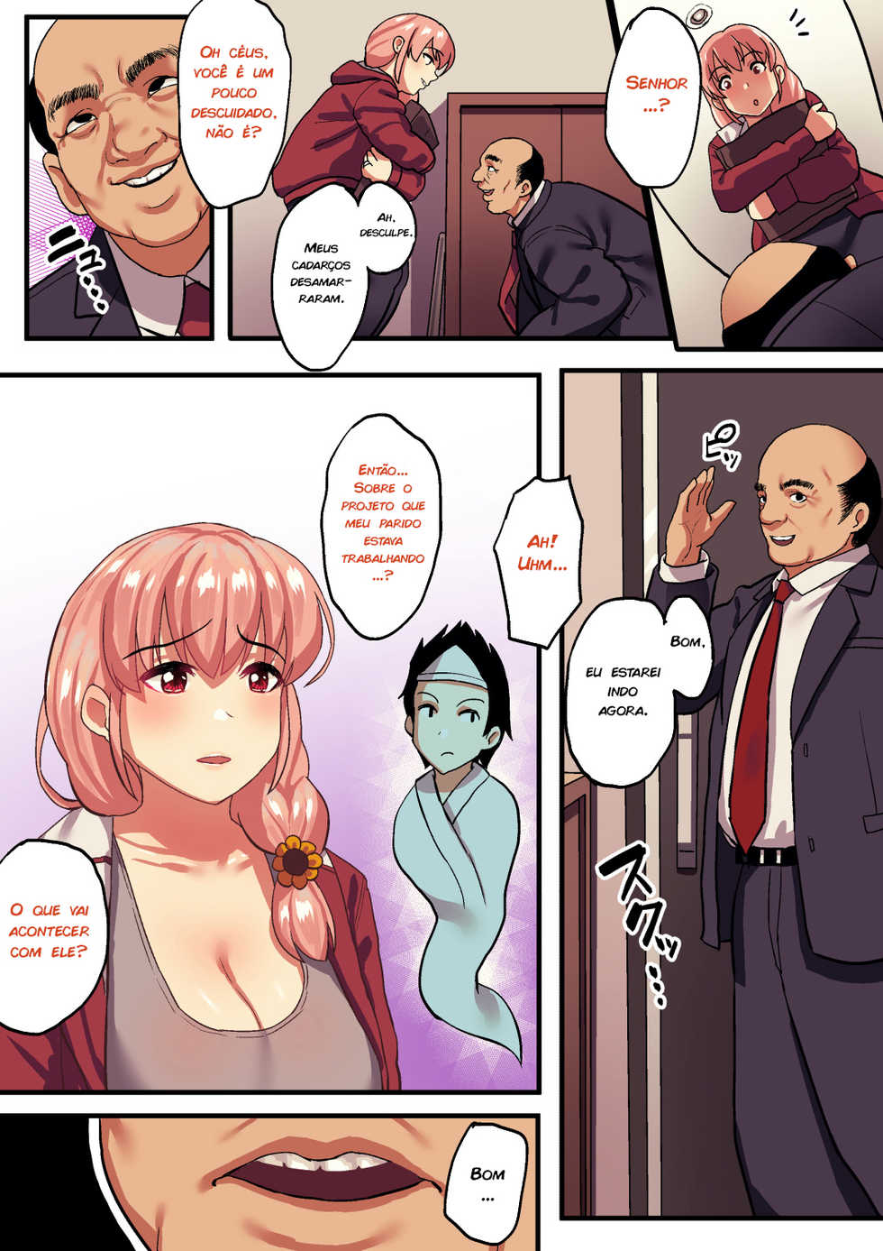 [Surumenium (Taniguchi Daisuke)] Shishite Netorare [Portuguese-BR] [zk3y] - Page 9