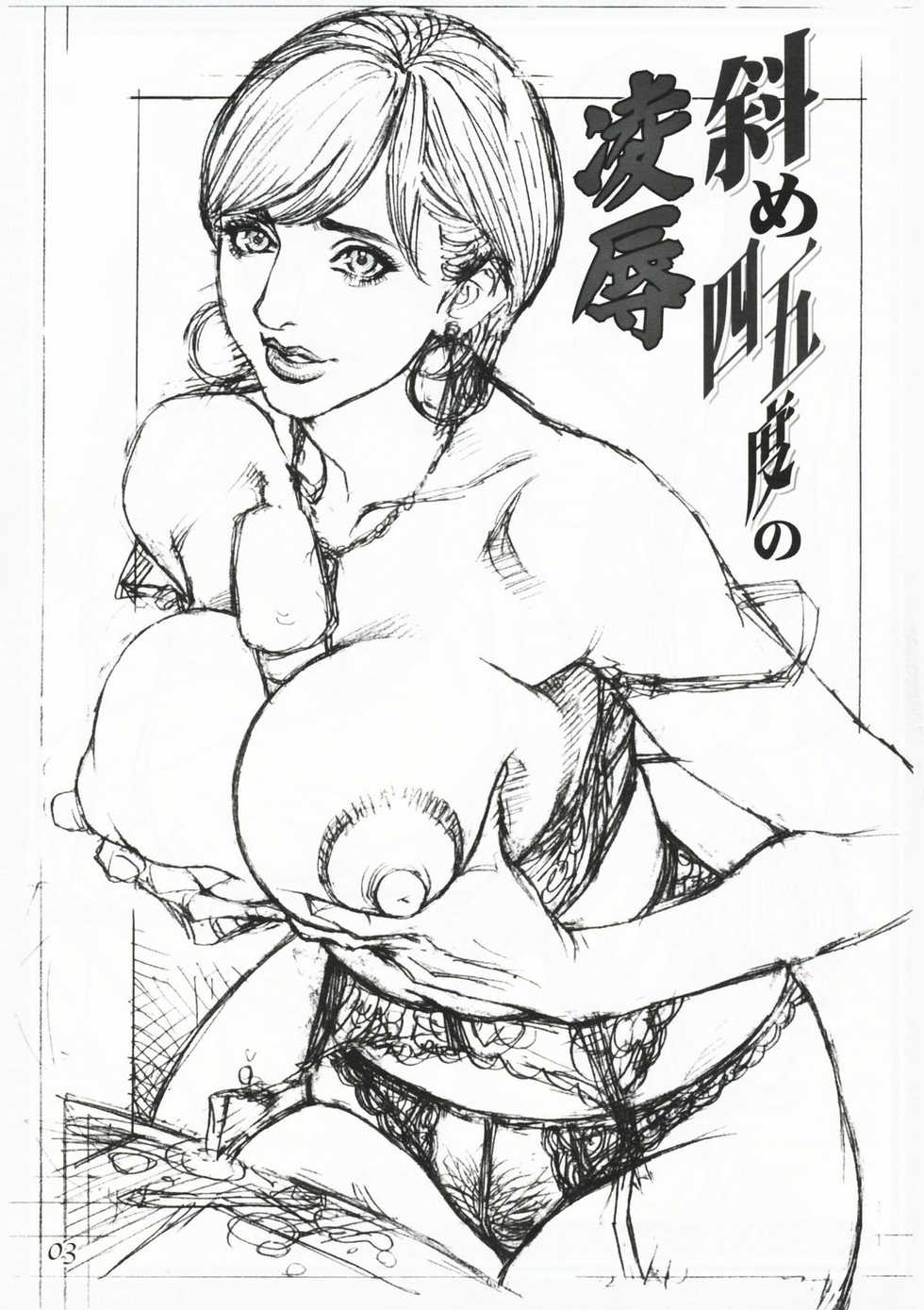 (C76) [Dennou Yamasakigumi (Izayoi Seishin)] Naname Yonjuugo-do no Ryoujoku - Page 3