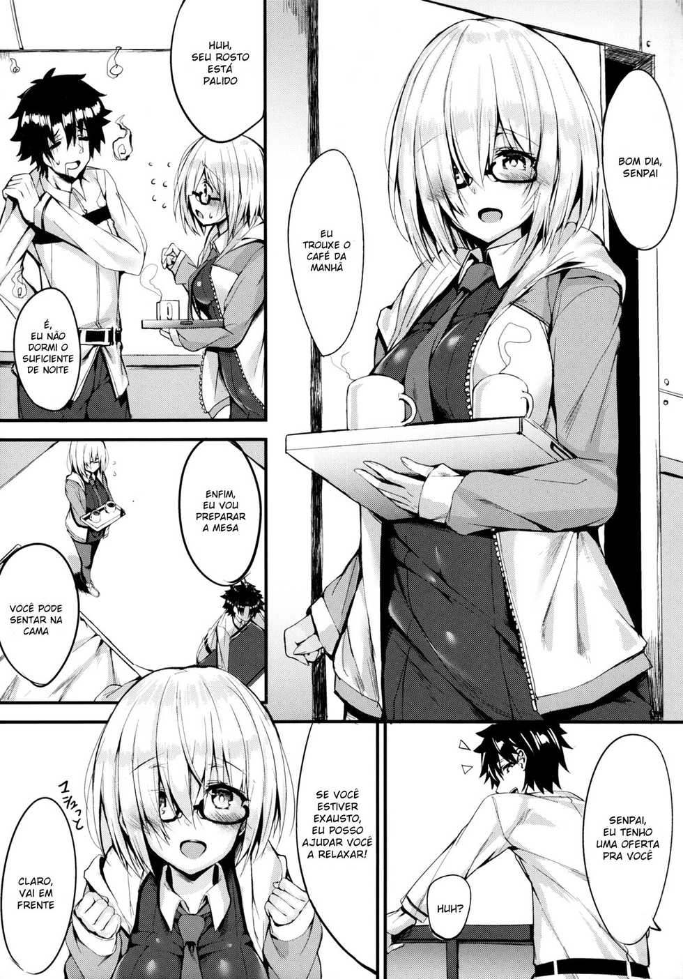 (C92) [Flock Blue (Blue_Gk)] Senpai ni Daisuki datte Tsutaetai (Fate/Grand Order) [Portuguese-BR] [Mundo Hentai] - Page 3