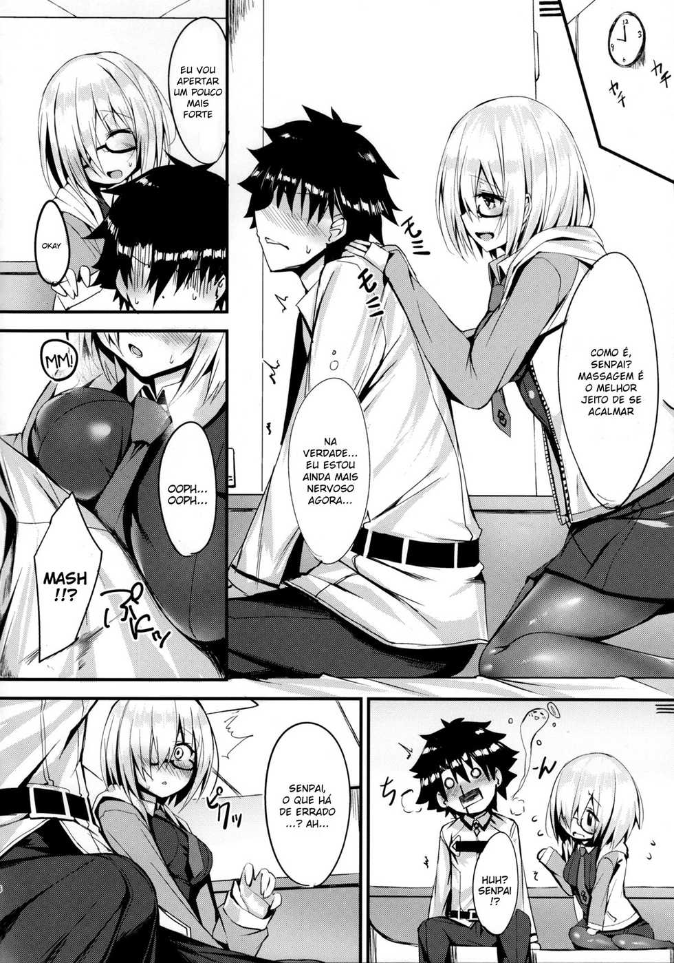 (C92) [Flock Blue (Blue_Gk)] Senpai ni Daisuki datte Tsutaetai (Fate/Grand Order) [Portuguese-BR] [Mundo Hentai] - Page 4