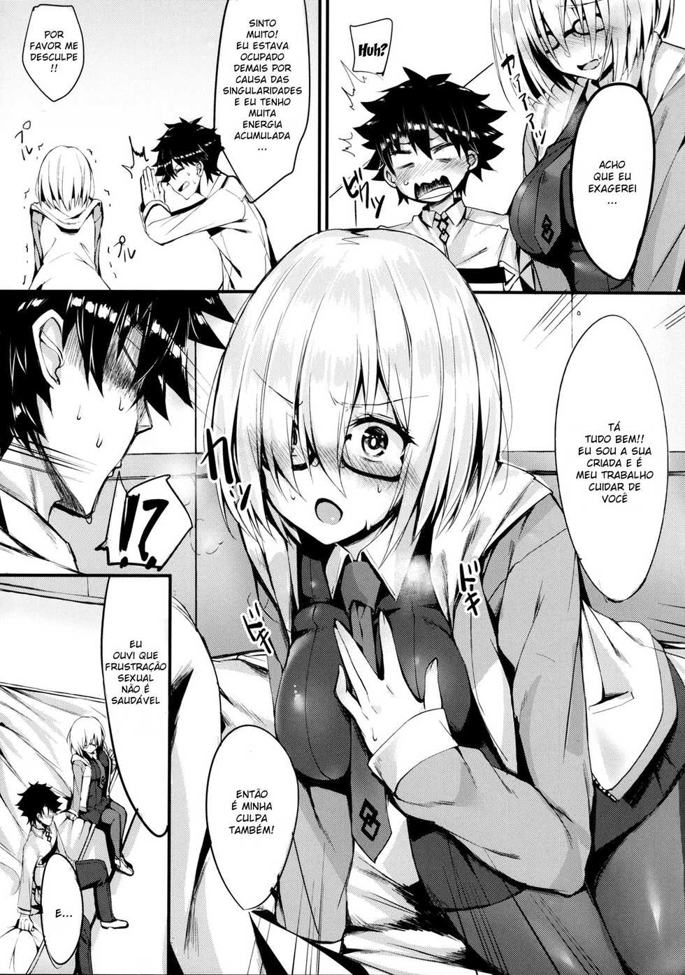 (C92) [Flock Blue (Blue_Gk)] Senpai ni Daisuki datte Tsutaetai (Fate/Grand Order) [Portuguese-BR] [Mundo Hentai] - Page 5