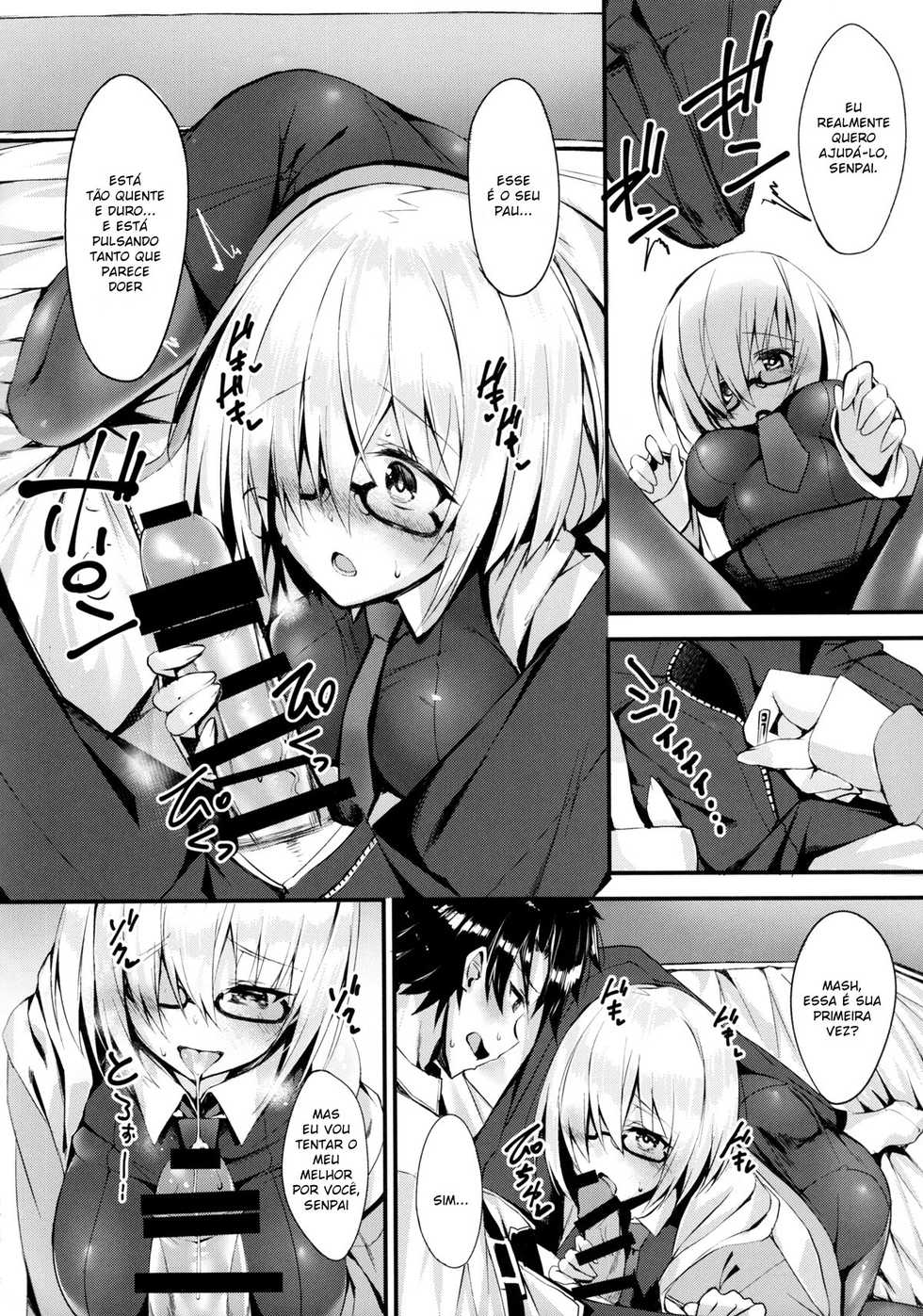 (C92) [Flock Blue (Blue_Gk)] Senpai ni Daisuki datte Tsutaetai (Fate/Grand Order) [Portuguese-BR] [Mundo Hentai] - Page 6