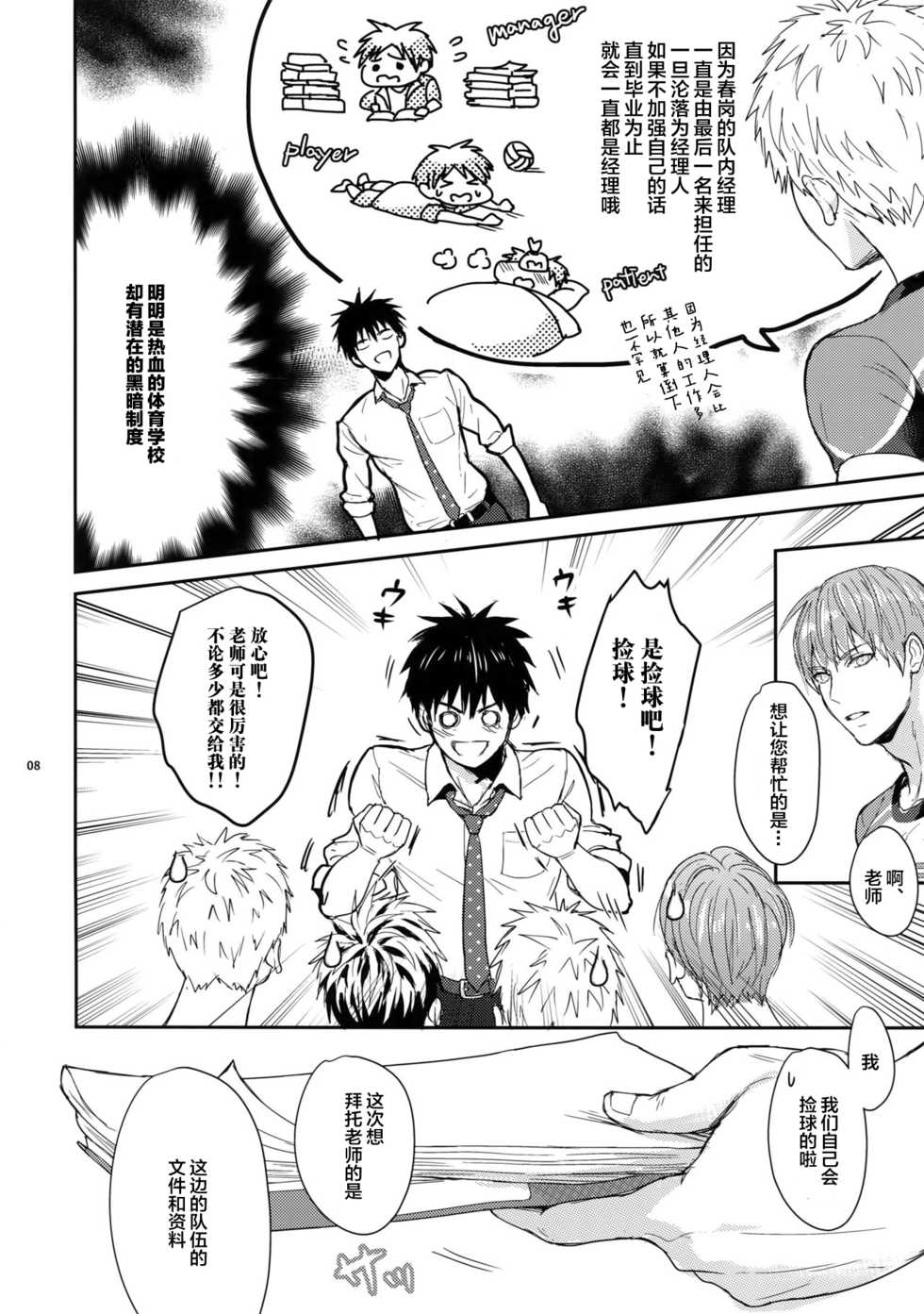 (C96) [Fuerzabruta (ZawarC)] Manager ni Natte mo Mondai Nai! [Chinese] [新桥月白日语社] - Page 8