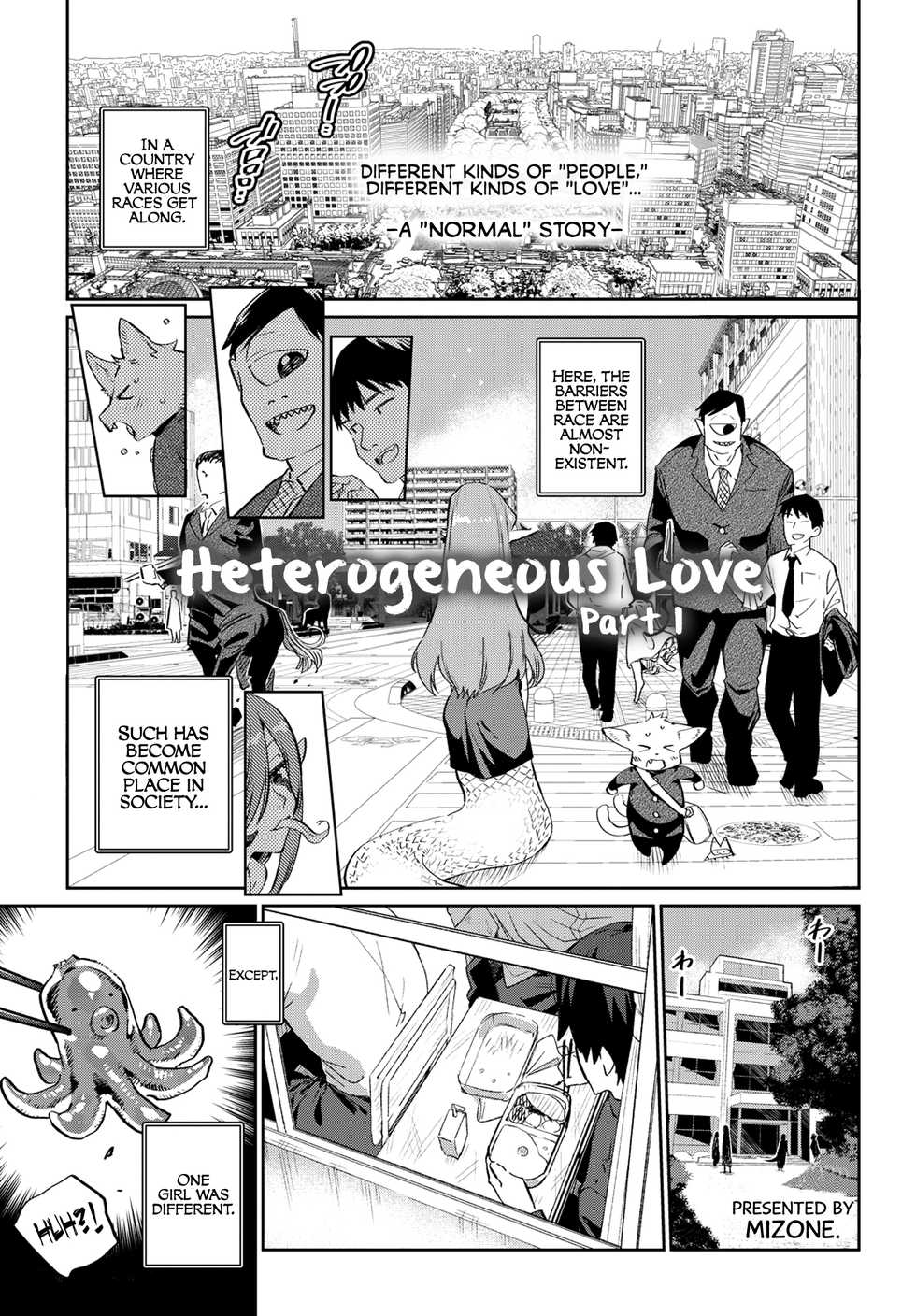 [Mizone] Ishu Renai | Heterogeneous Love Ch. 1 [English] - Page 2