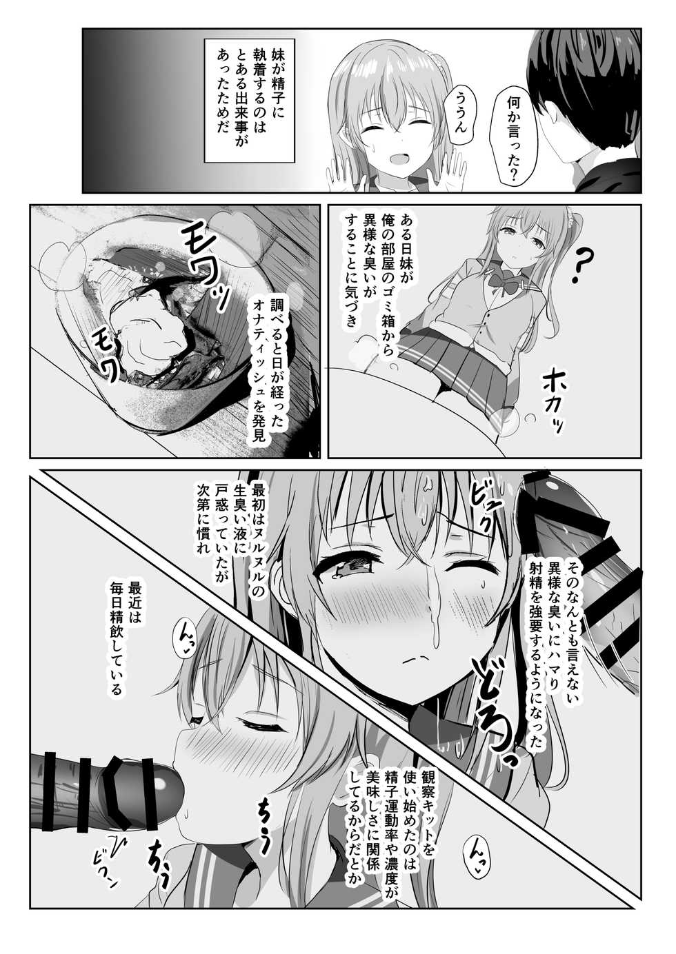 [Moreriikusu (More)] Imouto ga Seishi no Kansatsu o Yamete Kurenai ~Nii-san wa Seishi Undouritsu 99%~ [Digital] - Page 13
