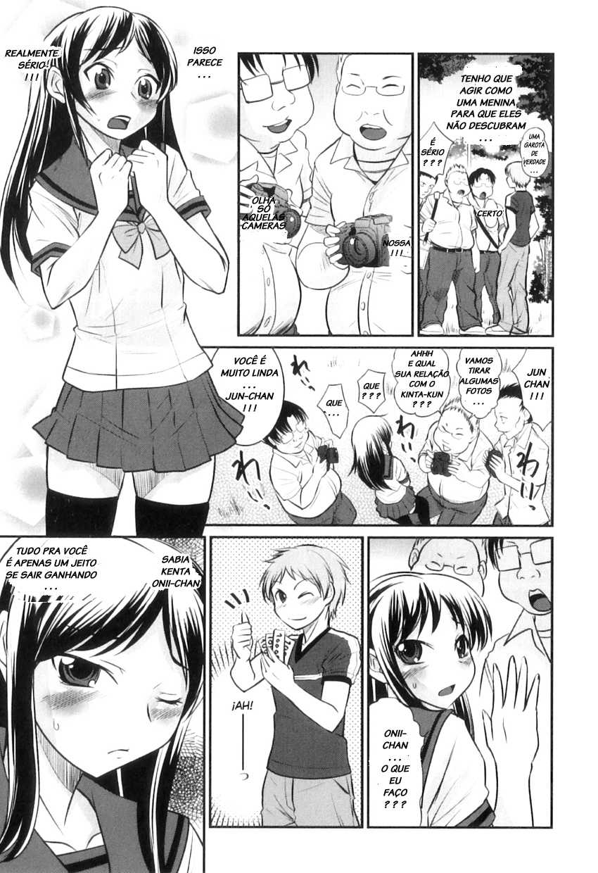 [Hanamaki Kaeru] Jun no Narikiri Satsuei-kai (Otokonoko wa Ore no Yome) [Portuguese-BR] [LIANEF] - Page 3