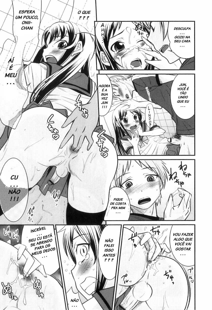 [Hanamaki Kaeru] Jun no Narikiri Satsuei-kai (Otokonoko wa Ore no Yome) [Portuguese-BR] [LIANEF] - Page 11