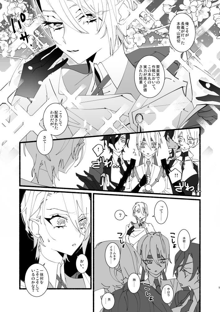 [El-ahrairah (Sumitomo.K)] Kawaii toka, Iuna! (Touken Ranbu) [Digital] - Page 4