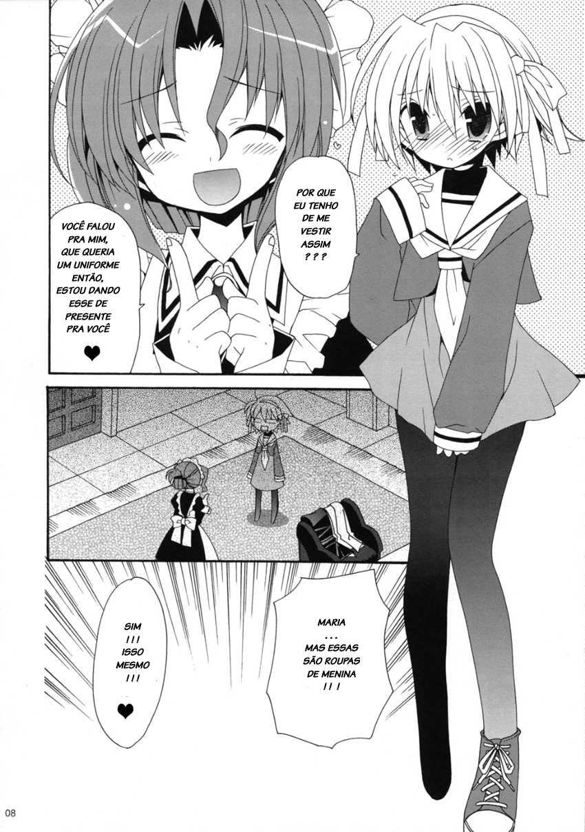 (Shitsuji Toranoana!) [ciaociao (Araki Kanao)] Unhappy Eden 2 (Hayate no Gotoku!) [Portuguese-BR] - Page 6
