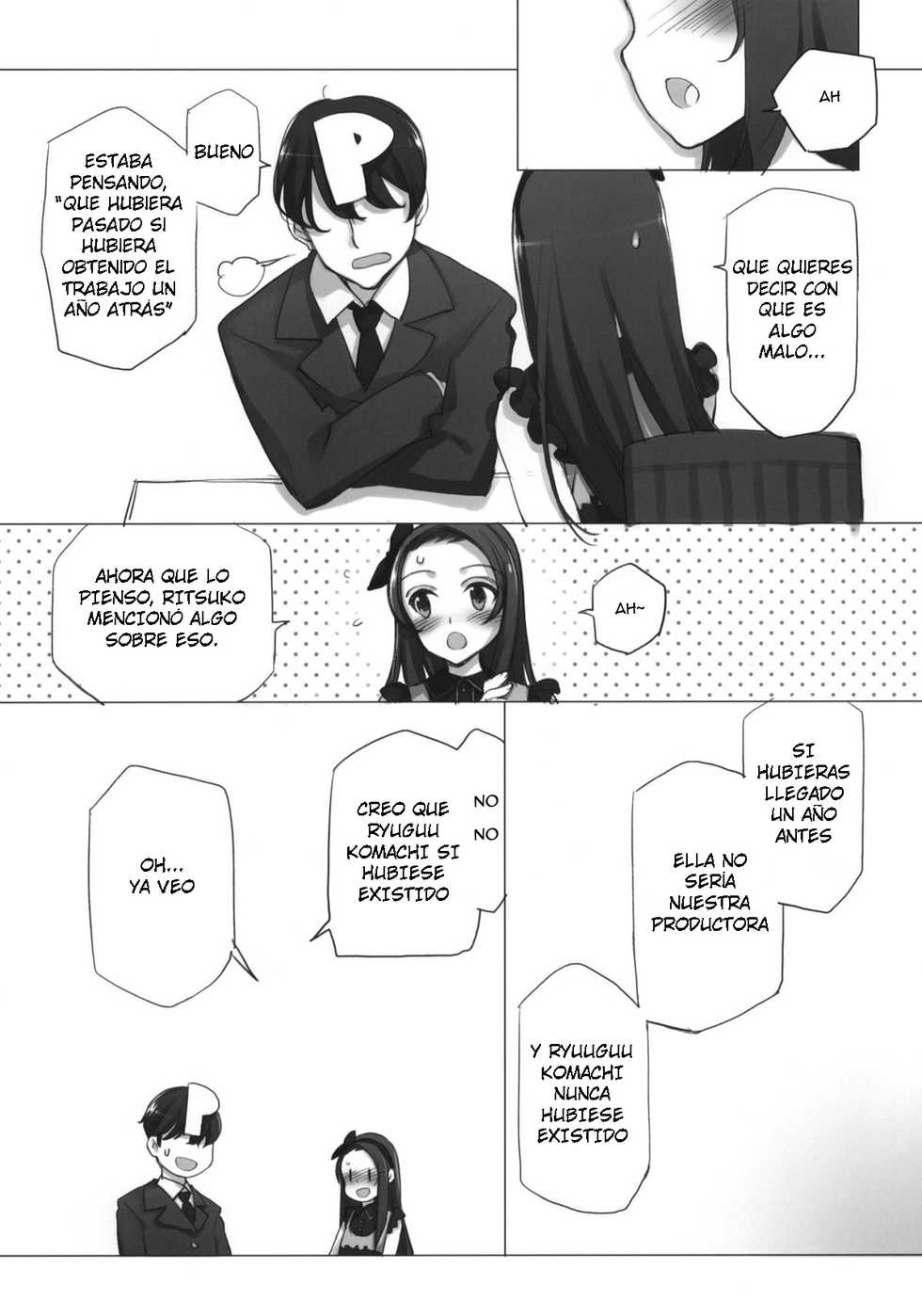 (C80) [Shoujo Kishidan (Oyari Ashito)] WHEEL OF FORTUNE (THE iDOLM@STER) [Spanish] [TheSilverLine] - Page 10