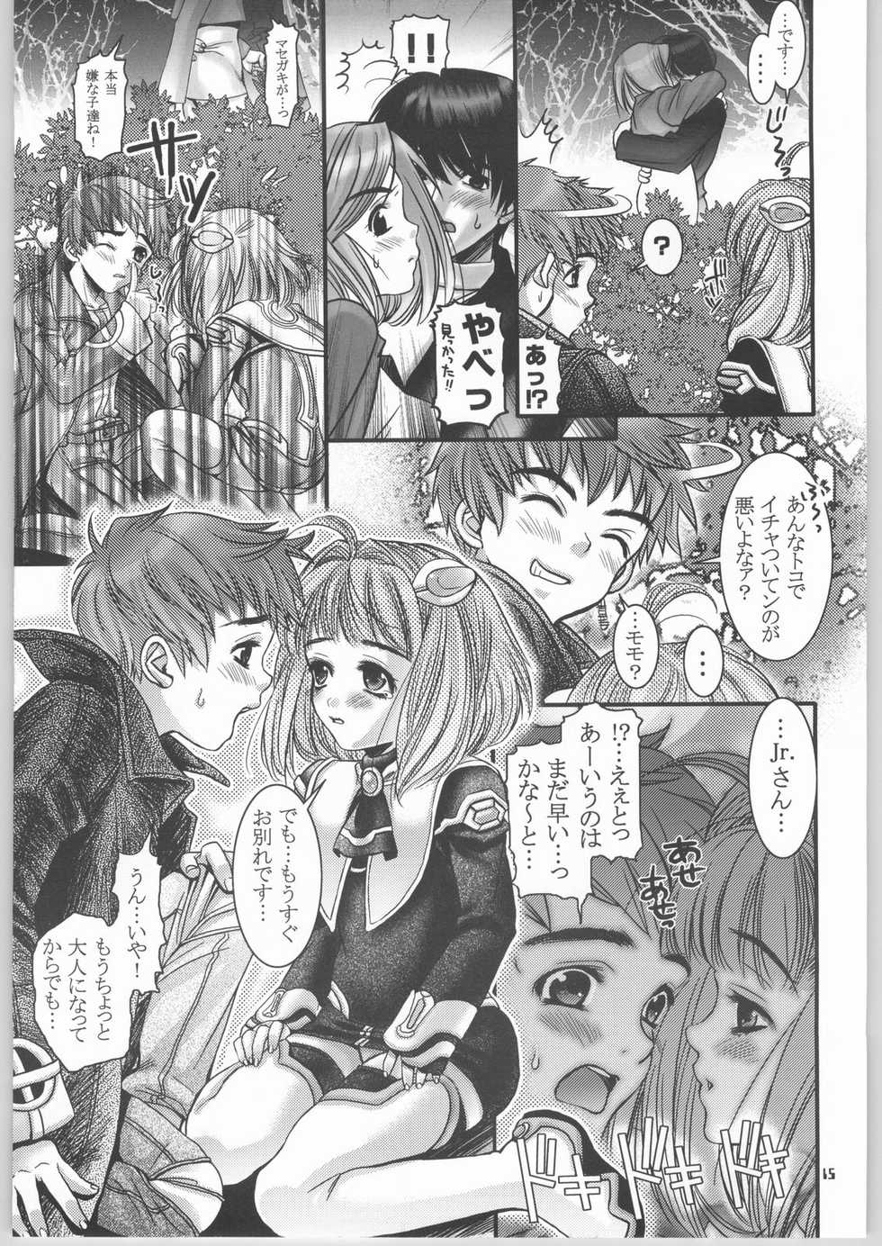 (C64) [Mirai Seiki Maruhi Club (Ukita Tougo)] Mujouken Koufuku (Xenosaga) - Page 14