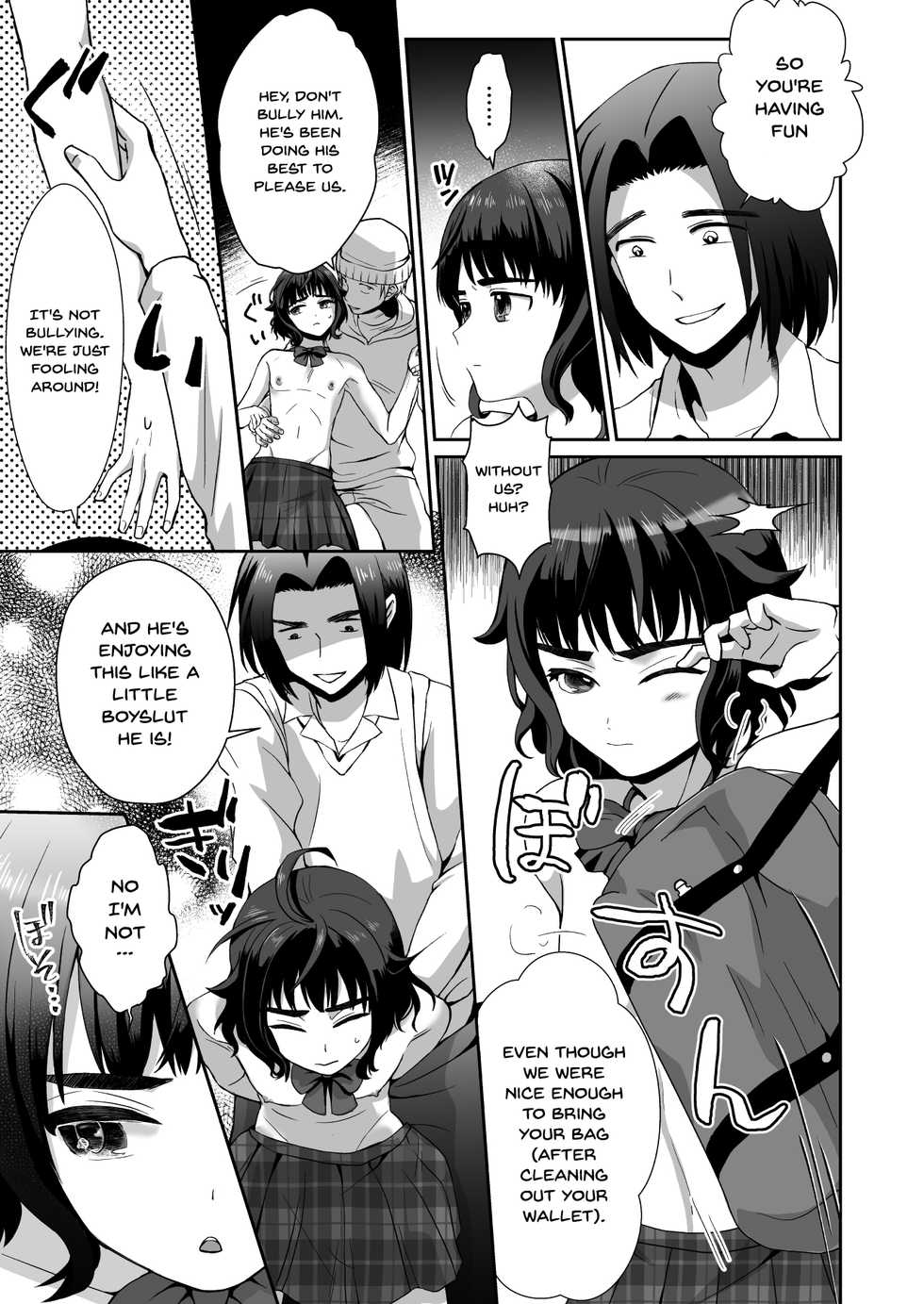 [Kinokko (Taguchi Monyata)] Toilet ni Ittara SeJiru Mamire no Otokonoko ga Taorete Ita no de Toriaezu Irete Mita | When I Went To The Bathroom I Found A Trap Covered In Cum On The Ground So I Thought I'd Try Fucking Him [English] {Doujins.com} - Page 22