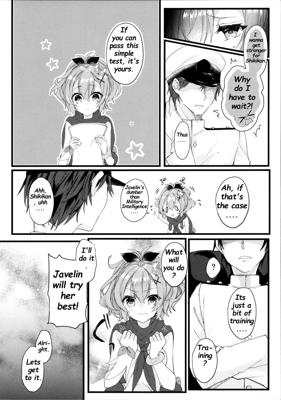 (COMIC1☆13) [+Elegy (mt)] Javelin-chan to Kaizou Kunren (Azur Lane) [English] [Deep Fried Scans] - Page 3