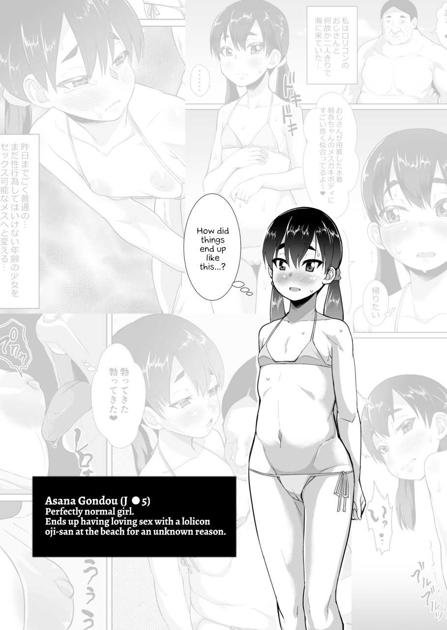 [sayryu (sayryu)] Lolicon Ojisan to Umi de Koubi Suru Hon [English] {Hennojin} [Digital] - Page 14