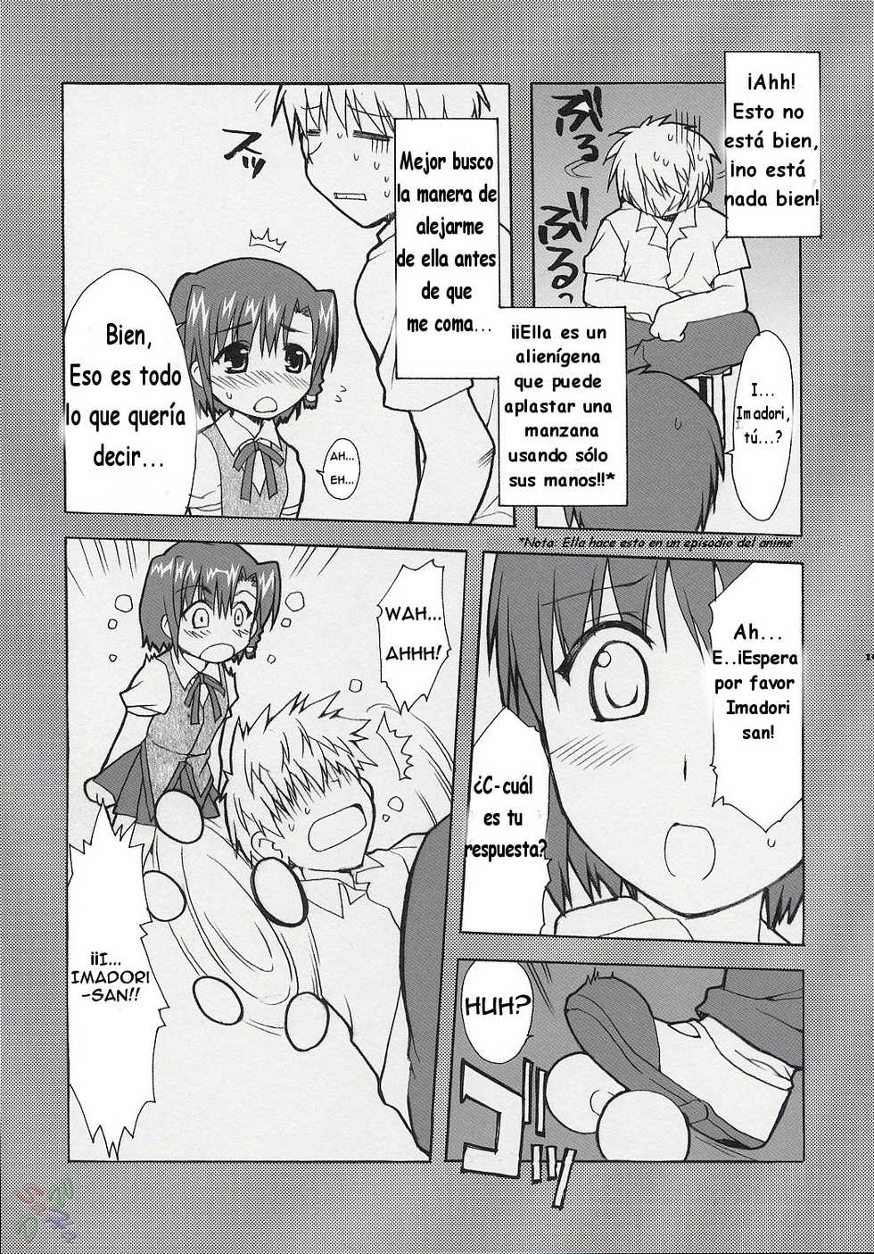 (C67) [Alpha to Yukaina Nakamatachi (ALPHa)] Hatenkou Shoujo Dojibiron PINK (School Rumble) [Spanish] - Page 8