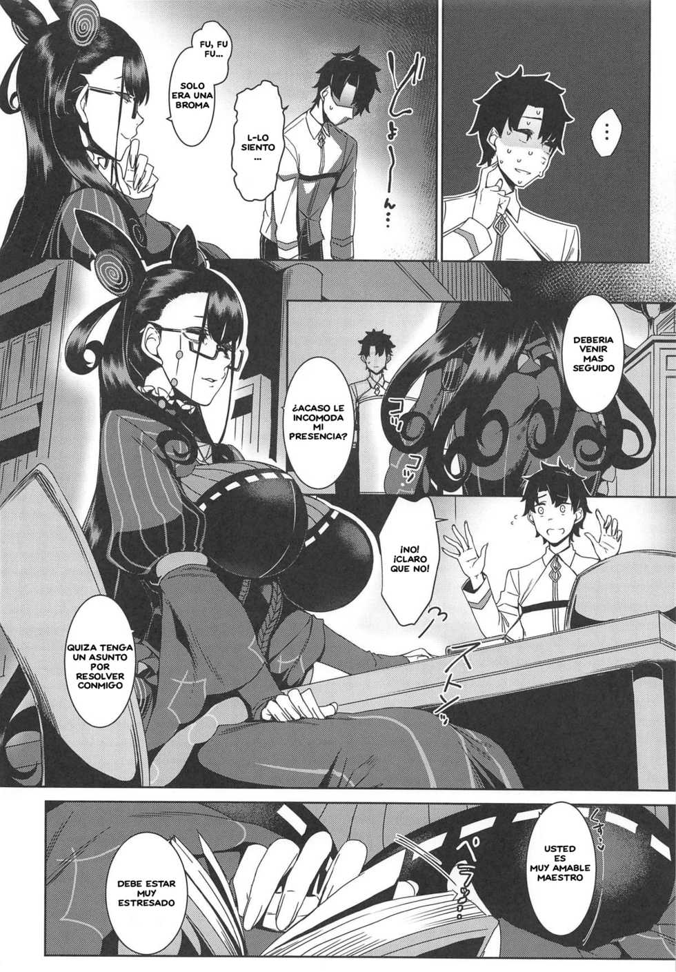 (COMIC1☆15) [Nanbou Hitogakushiki (Nakamura Regura)] Seidoku no Ato ni... | Despues del accidente... (Fate/Grand Order) [Spanish] [Ueno Scans] - Page 4