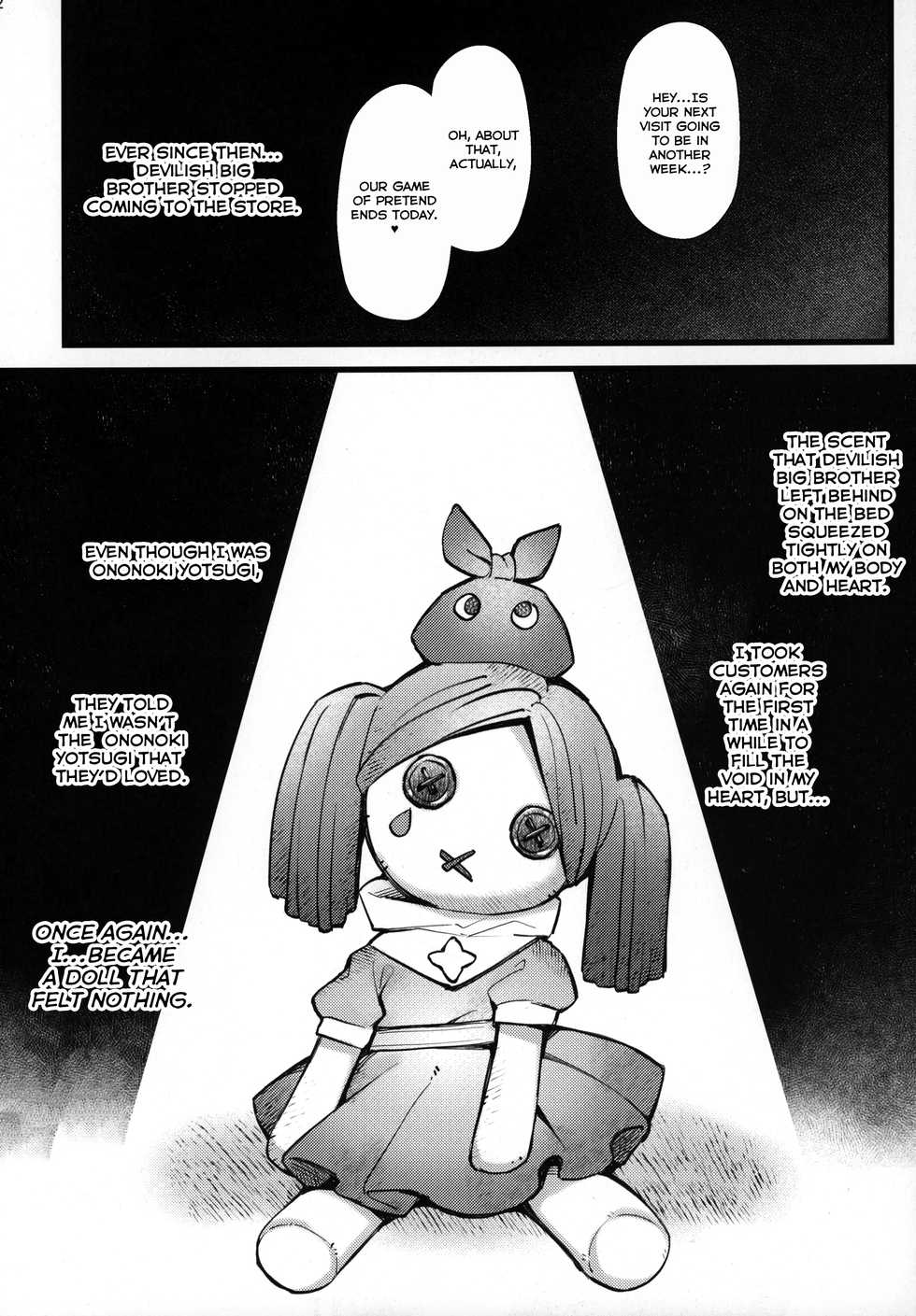 (C97) [Yakumi Benishouga] Pachimonogatari Part 19: Yotsugi Sale (Bakemonogatari) [English] [RedLantern] - Page 22