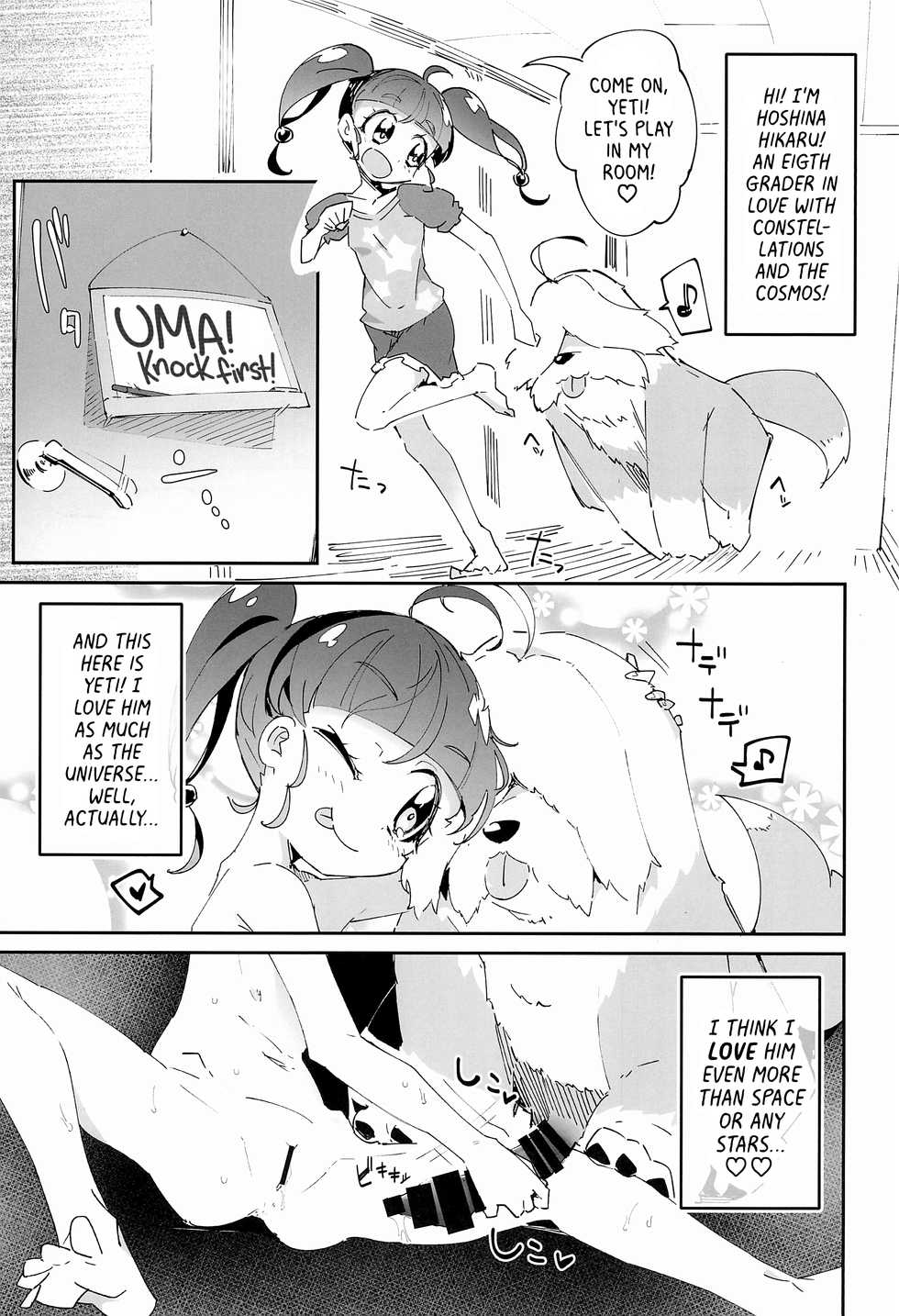 (C96) [Ryuutai Urinal (Ryuutai Niku)] Kirayaba Wonderful (Star Twinkle PreCure) [English] =LWB= - Page 2