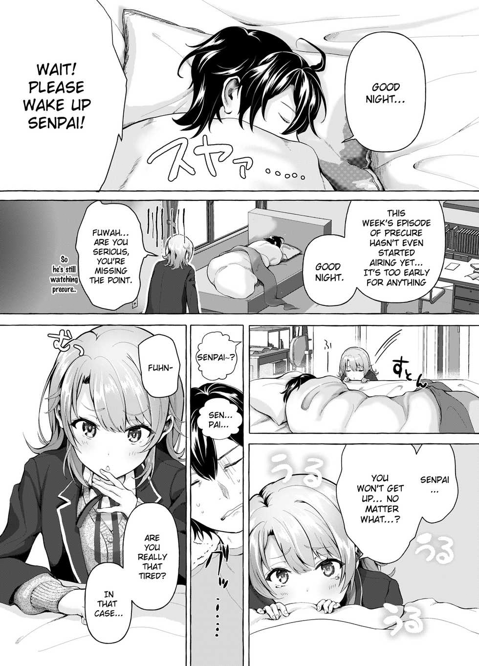 [Shirojia (Shirono Jia)] Ohayou Gozaimasu, Senpai (Yahari Ore no Seishun Love Come wa Machigatteiru.) [English] [NHNL] [Digital] - Page 3