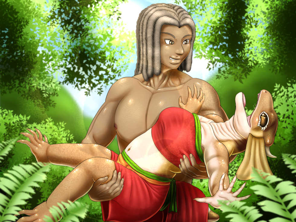 [Seiitsukyou (Goto-Beido)] Demi-Human Chronicle ~The Orphan Boy and the Lizardwoman~ - Page 37