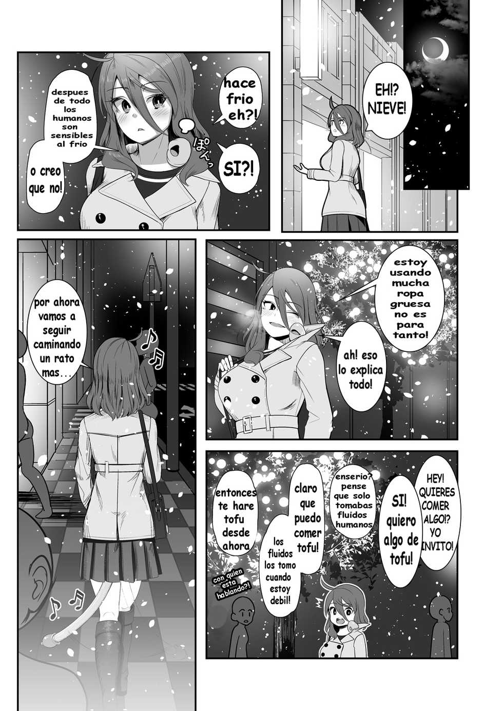 [Nekoarashi (Yana)] Igyo no Kimi to | Un Romance Entre Tentaculos [Spanish] [Decensored] [Digital] - Page 36