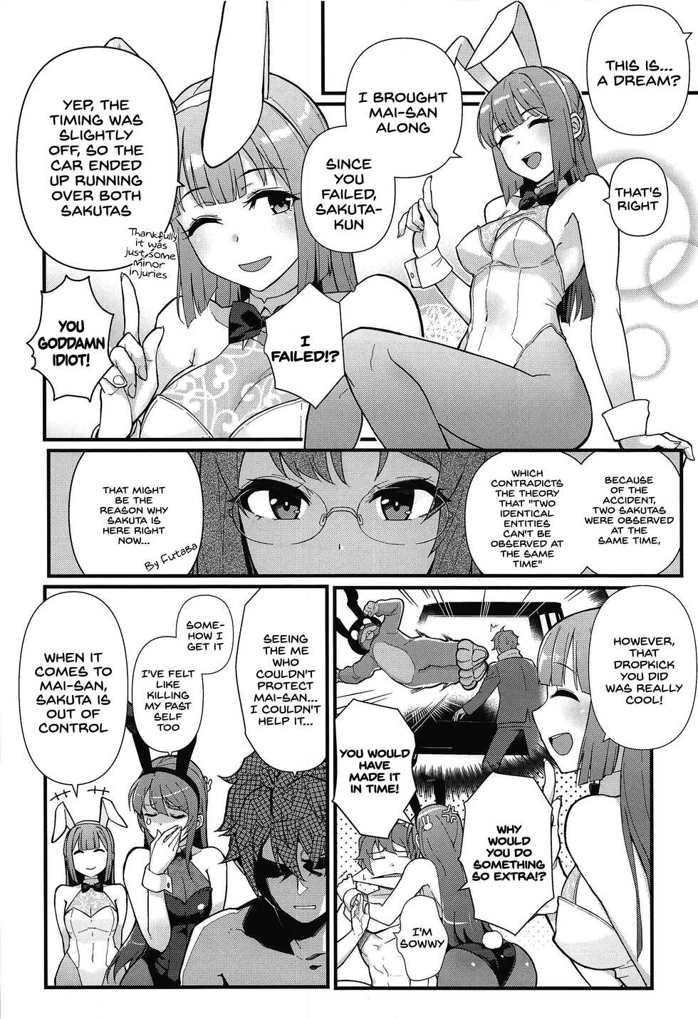 (C97) [Kayoudou (Matsuka)] Lucid Dream (Seishun Buta Yarou wa Bunny Girl Senpai no Yume o Minai) [English] [SDTLs] [Decensored] - Page 5