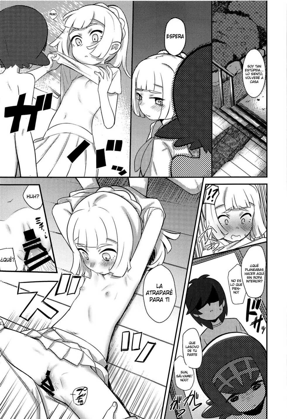 (C95) [PYPYworks (Syamonabe)] Gomen ne Lillie | Lo siento, Lillie (Pokémon Sun and Moon) [Spanish] - Page 14