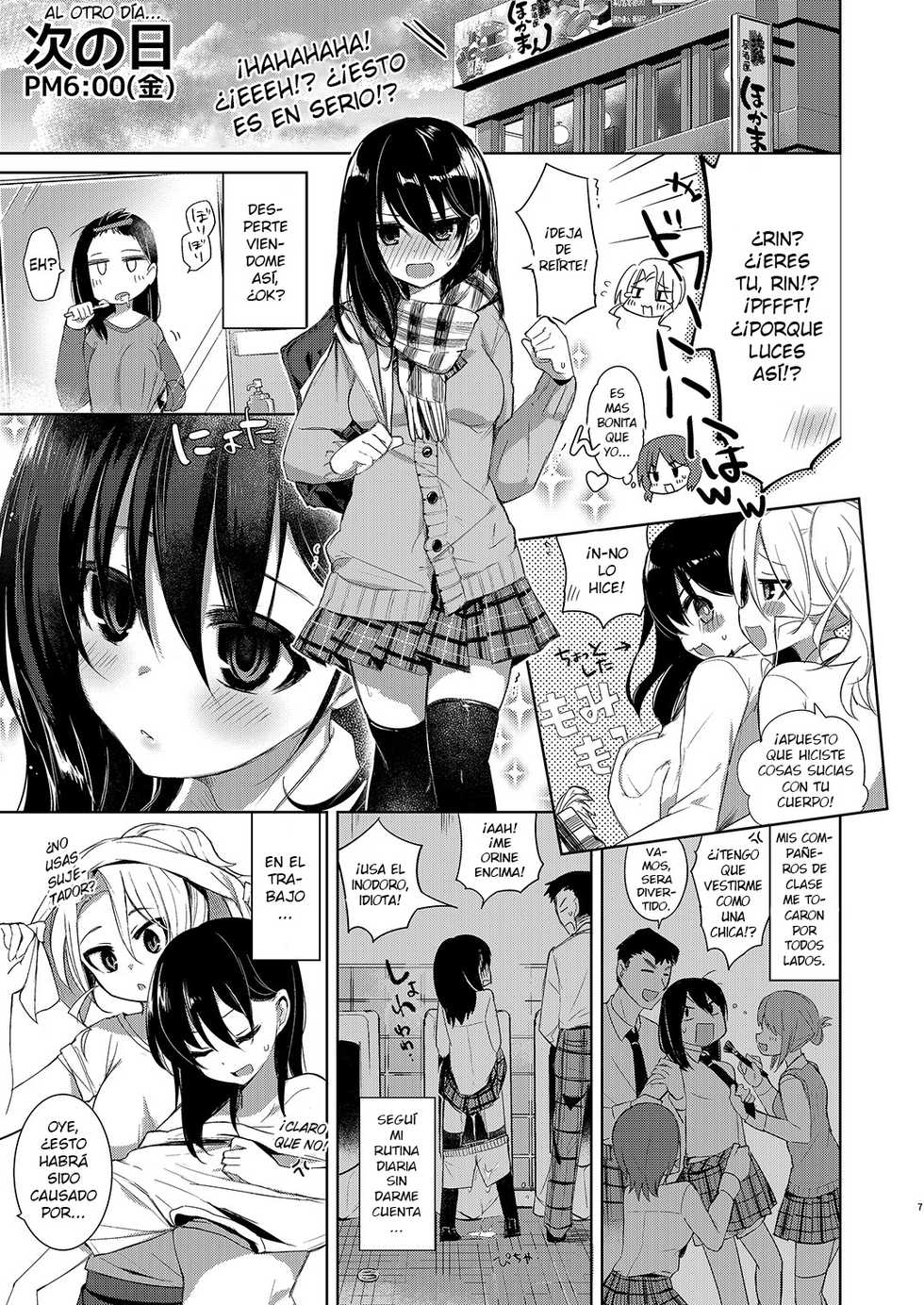 [Chuusei Mafuman (Kurimoti Tiduru)] Beit Gaeri no TSkko ga Chikan ni Nerawarechau Hon [Spanish] [elmoedela8] [Digital] - Page 7