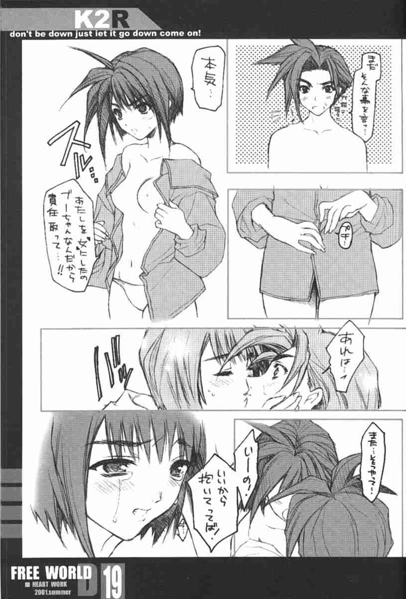(C60) [HEART WORK (Suzuhira Hiro)] FREE WORLD (DNA2, I"s) - Page 18