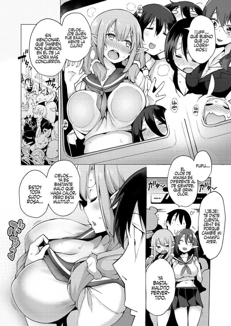 [Kenji] Yousei Harem Daibakuhatsu | Harem Mágico Explosivo Ch. 1 (COMIC AUN 2019-02) [Spanish] [Rakuen Translations] [Digital] - Page 6