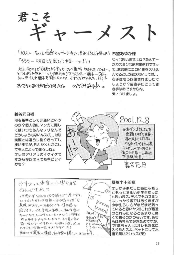 (C61) [BUTTER COOKIE (Various)] Kasumin (So) (Kasumin) - Page 36