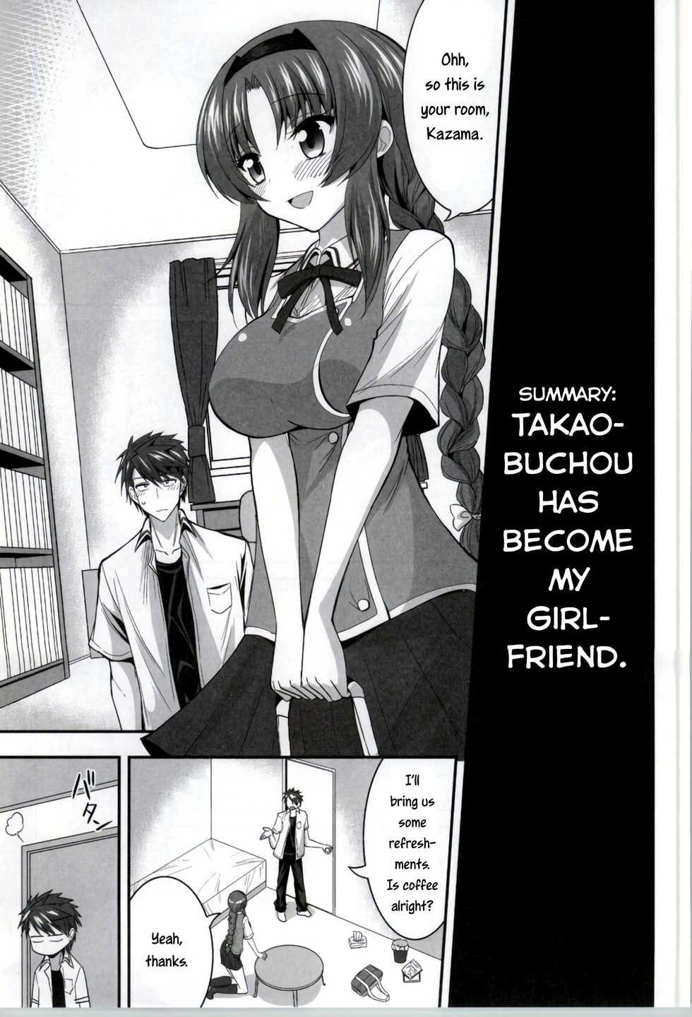 [ASIANBOY (Hasemi Ryo)] Takao-buchou to Tsukiau Koto ni Narimashita | I started dating Club President Takao (D-Frag!) [English] [EHCOVE] [Digital] - Page 2