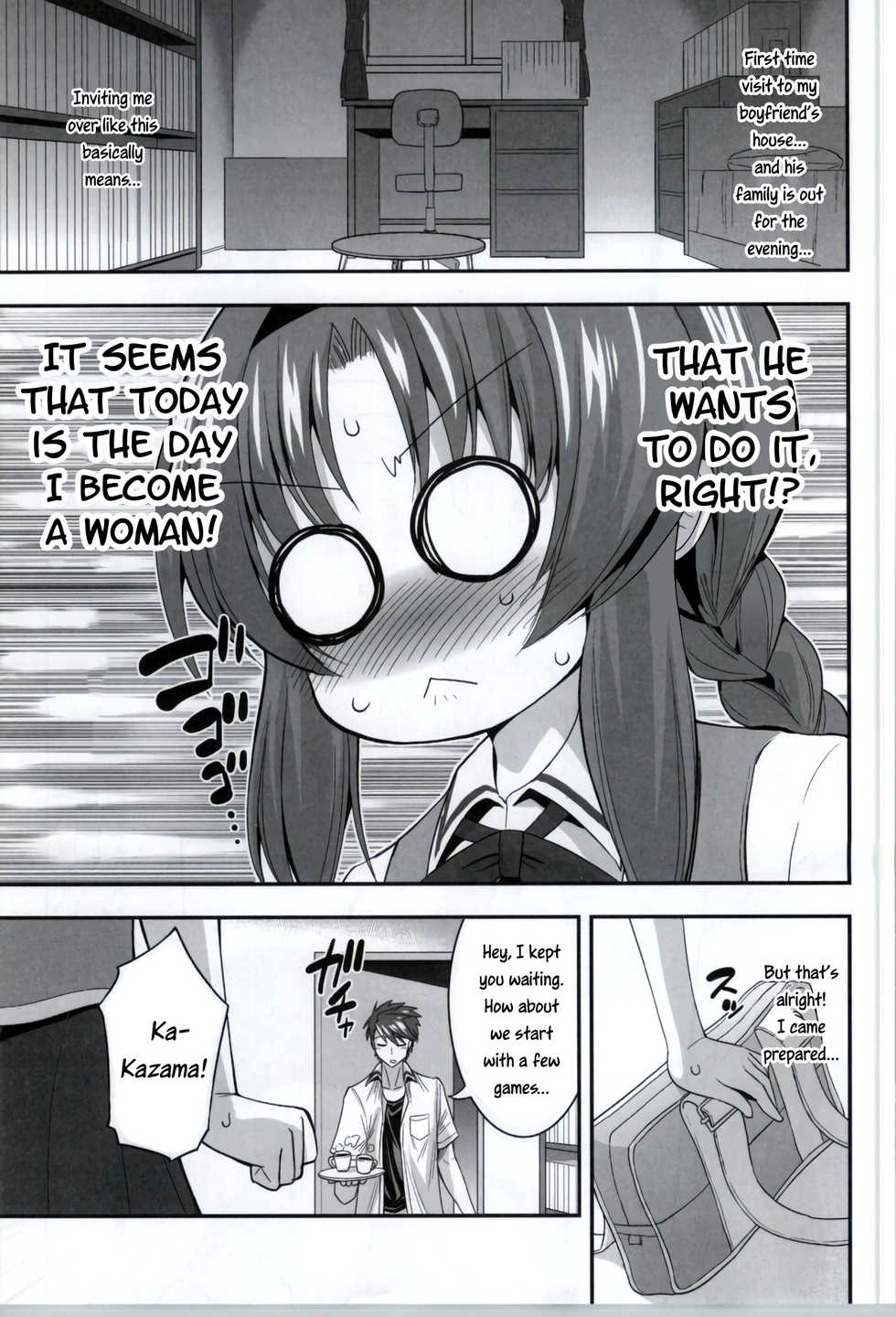 [ASIANBOY (Hasemi Ryo)] Takao-buchou to Tsukiau Koto ni Narimashita | I started dating Club President Takao (D-Frag!) [English] [EHCOVE] [Digital] - Page 4